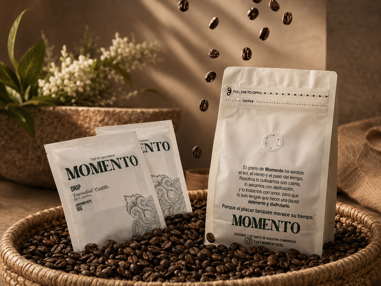 Preparación de café de especialidad en método de goteo